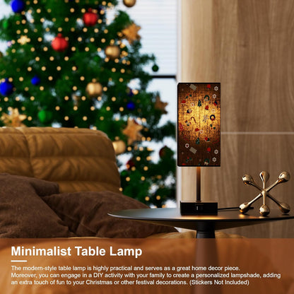 3-Way Dimmable Touch Control Table Lamp with USB Charging Ports - Black Nightstand Lamp for Bedroom, Living Room, and Desk, Includes Bulb
