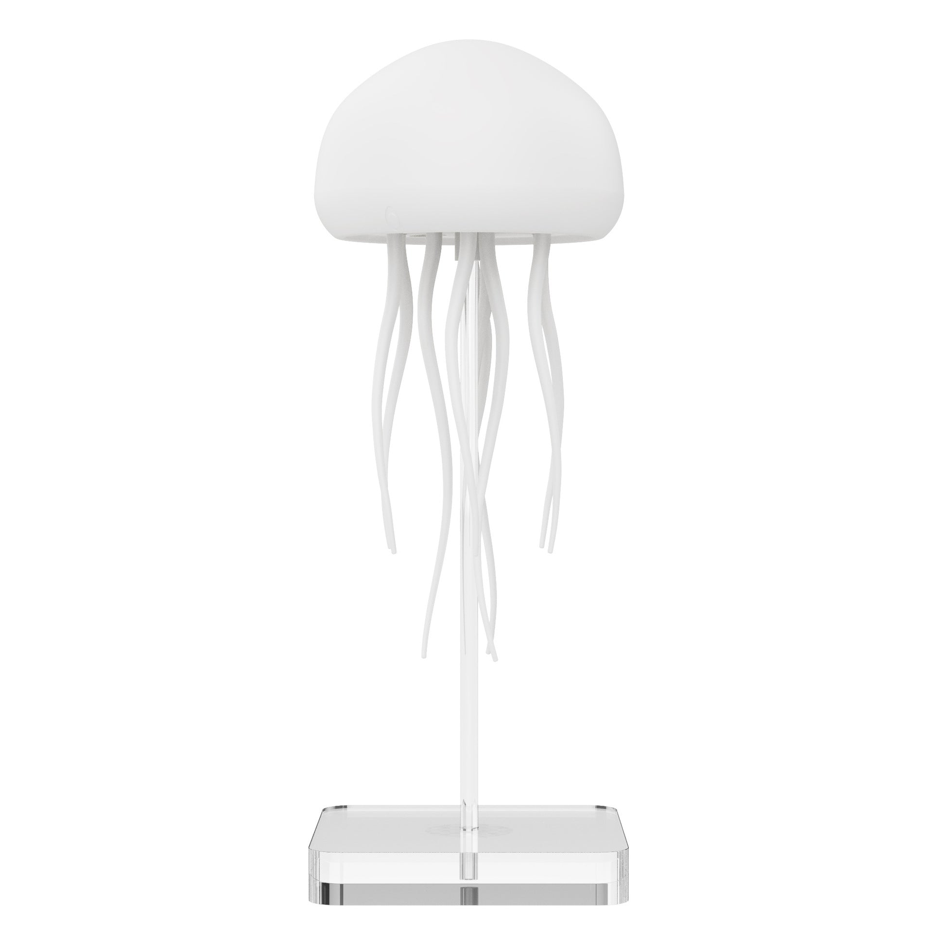 LED Jellyfish Mood Lamp - Portable Smart Night Light and Decorative Table Lamp for Bedside or Desk