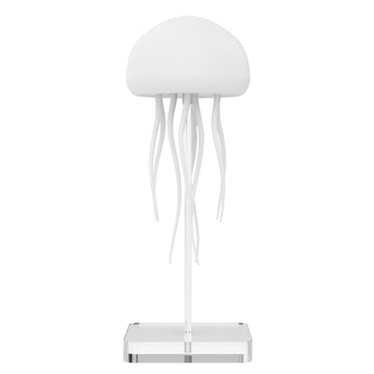 LED Jellyfish Mood Lamp - Portable Smart Night Light and Decorative Table Lamp for Bedside or Desk