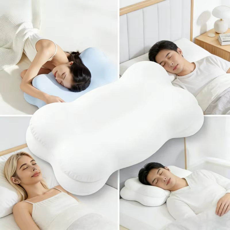 Orthopedic Memory Foam Neck Pillow for Neck and Shoulder Pain Relief - Ergonomic Cervical Support